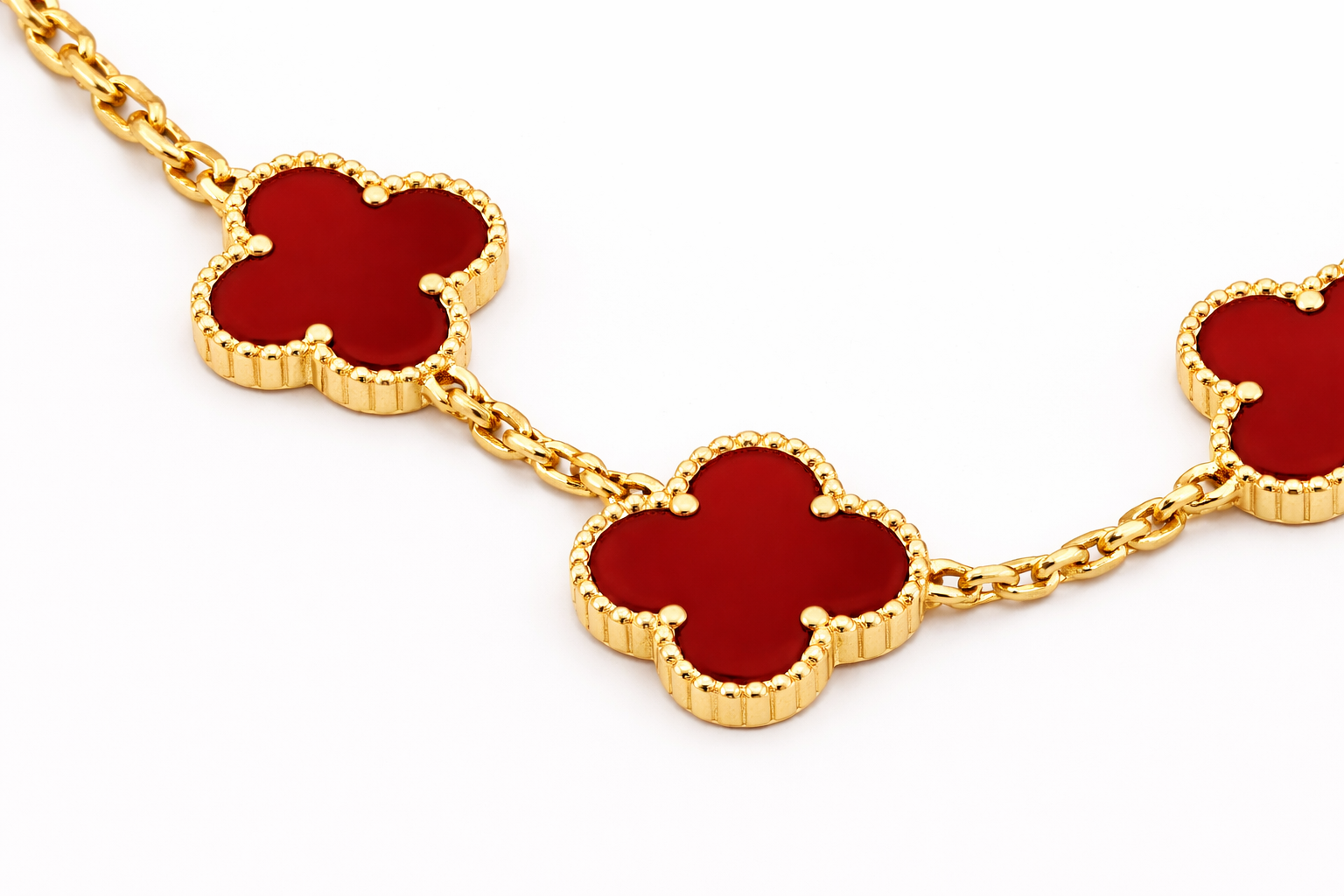 Alpine Gelbgold Armband Rot