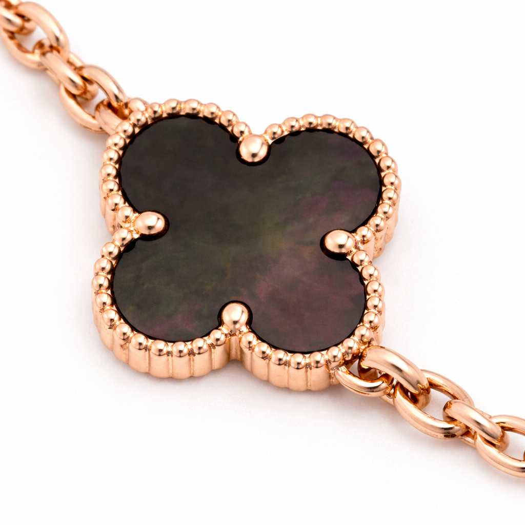 Alpine Rose Gold Armband Braun