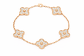 Alpine Roségold-Armband mit Diamanten